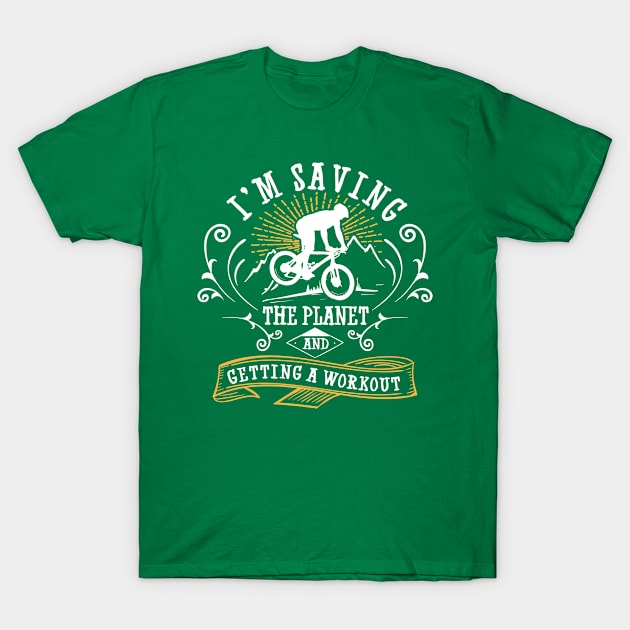 Save the Planet AND Get a Workout T-Shirt by jslbdesigns